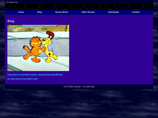 blog screenshot