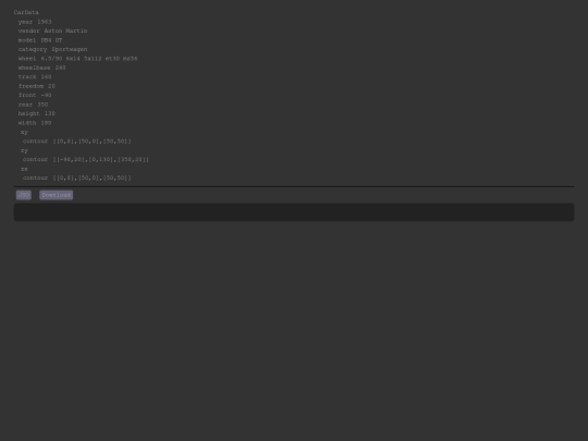 CarDataEditor screenshot