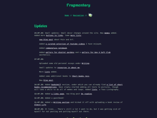 updatelog screenshot