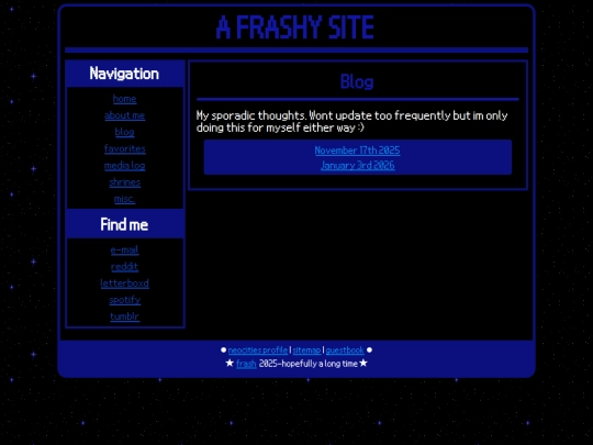 blog screenshot