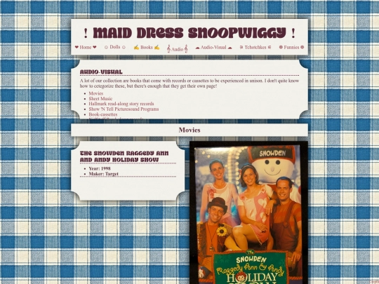 MaidDressSnoopwiggy/Audio-Visual-Collection screenshot