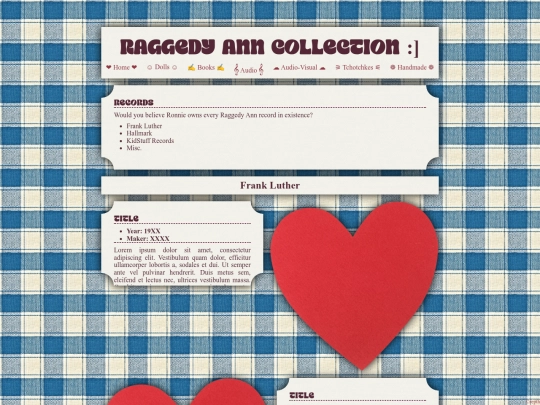 Raggedy-Ann/Records-Collection screenshot