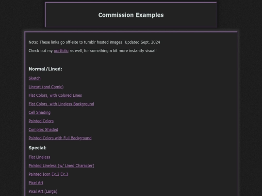 commsexamples screenshot