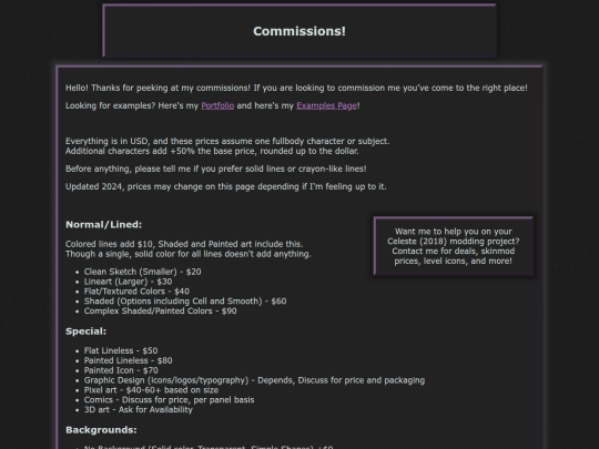 commsinfo screenshot