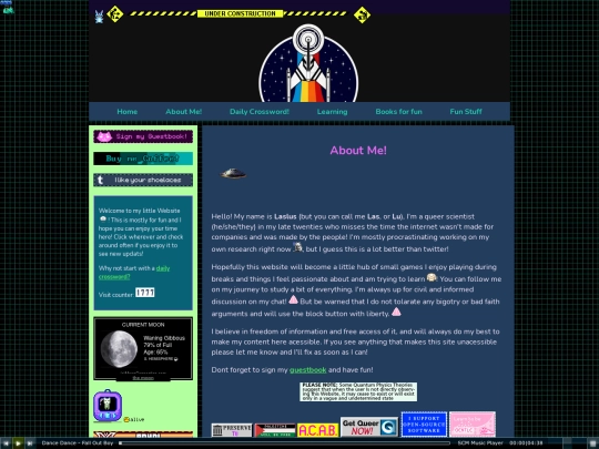 AboutMe screenshot