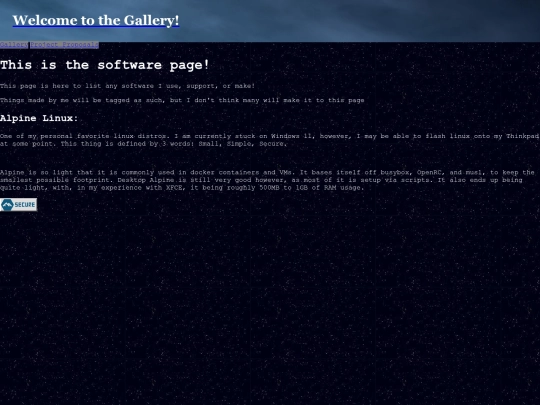 software screenshot