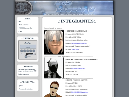 Integrantes screenshot
