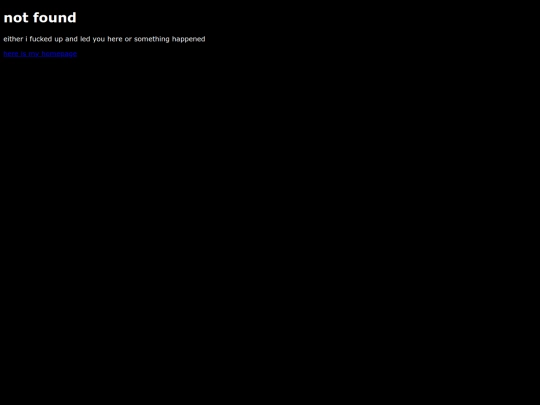 not_found screenshot