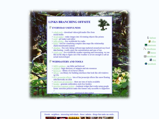 links screenshot