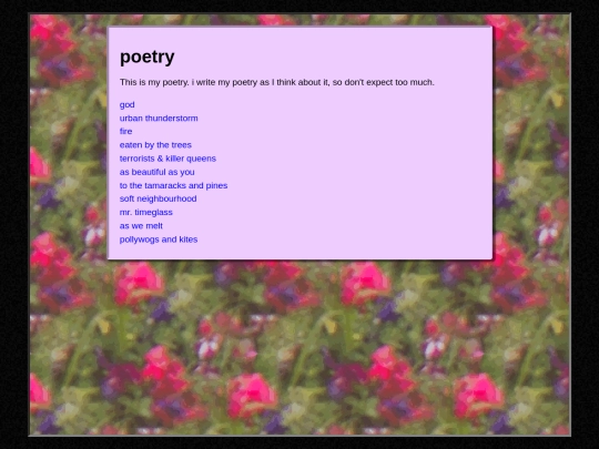 poems screenshot