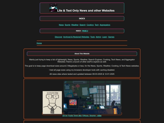 index screenshot