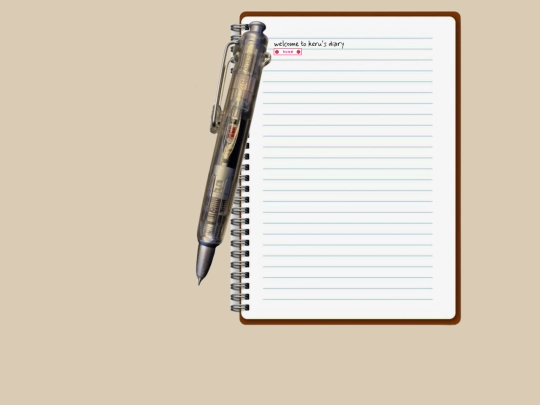 diary screenshot