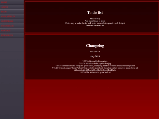 changelog screenshot