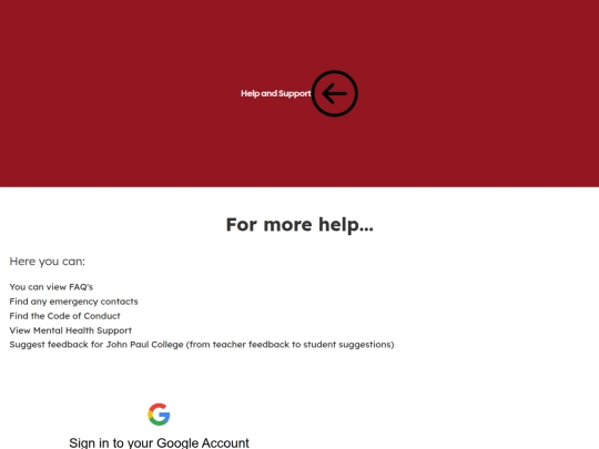 Final Project/mainSupport screenshot
