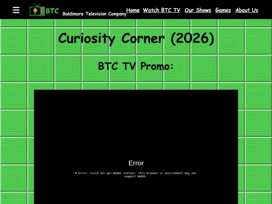 curiosity-corner screenshot