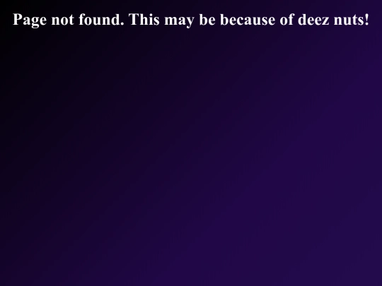 not_found screenshot