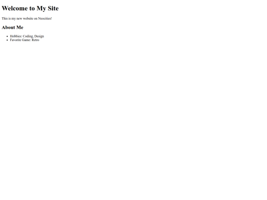 index screenshot
