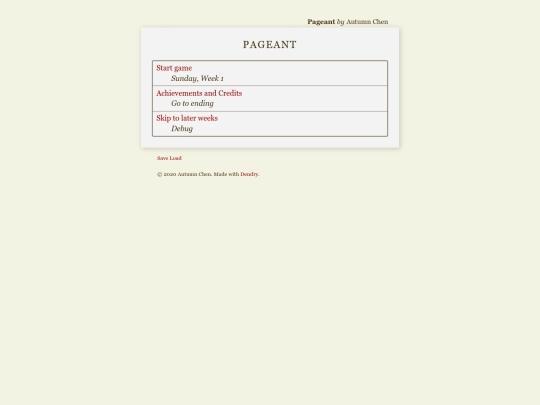 pageant_final screenshot