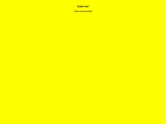 popup screenshot
