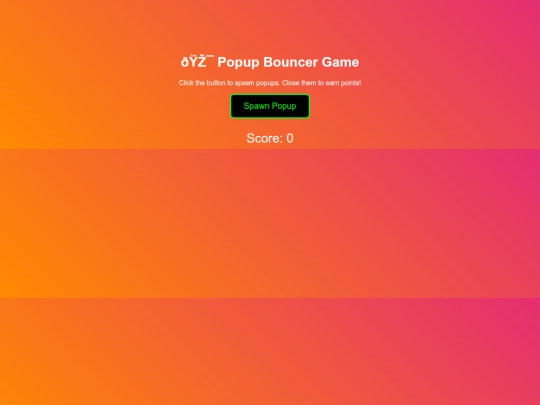 popupgame screenshot