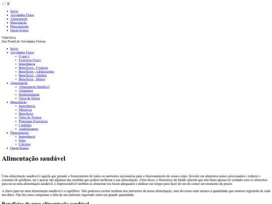 projeto/importancia screenshot
