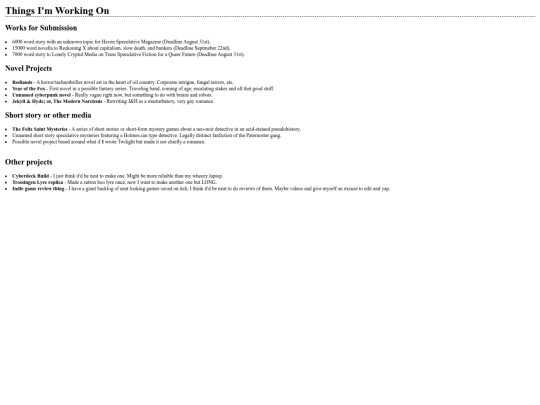 projects screenshot