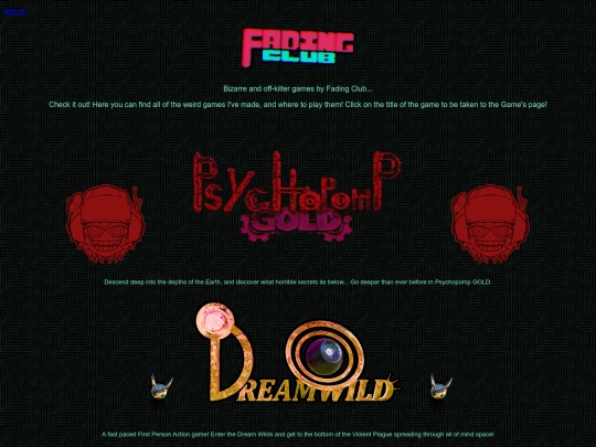 Games screenshot