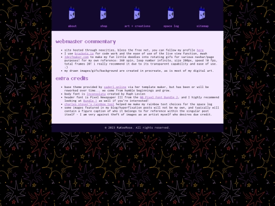 credits screenshot