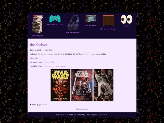 medialogs/books screenshot