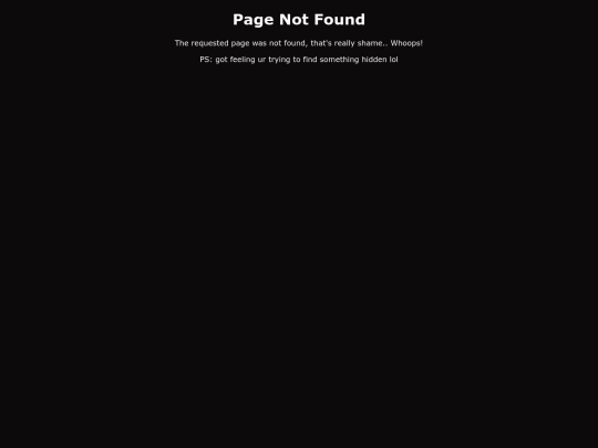 not_found screenshot