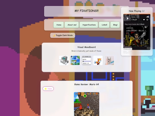 hyperfixations screenshot