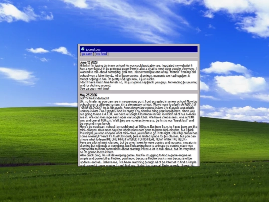 journal screenshot