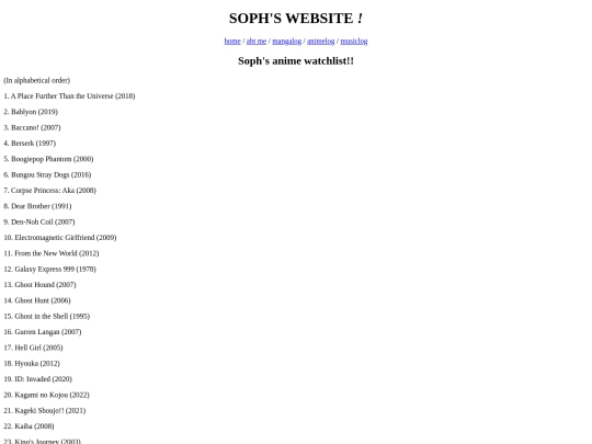 animewatchlist screenshot