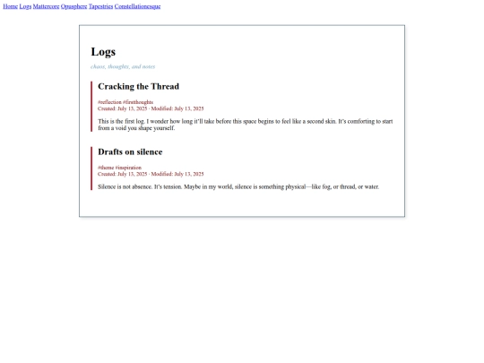 logs screenshot