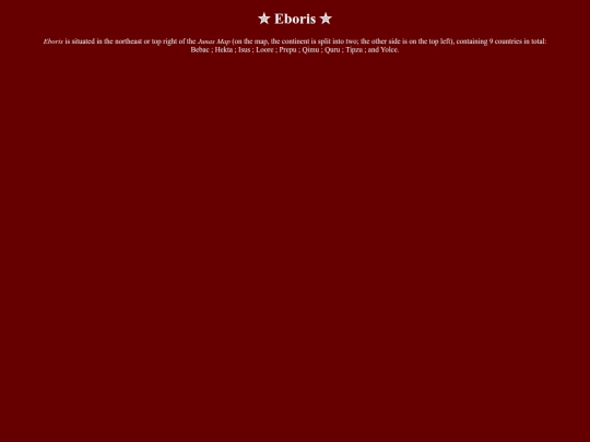 continents/eboris screenshot