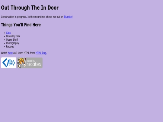 index screenshot