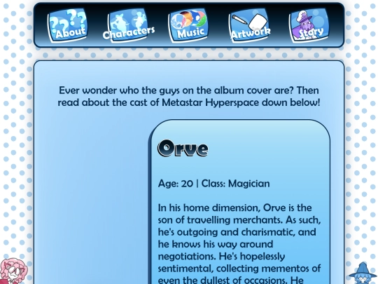 Characters screenshot