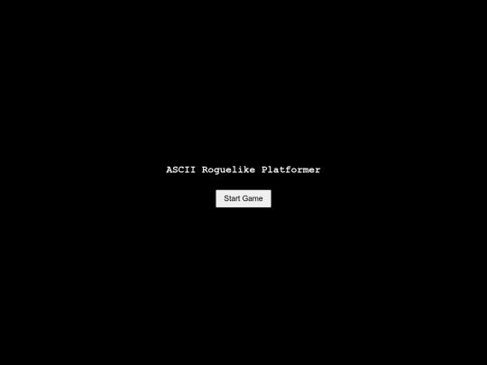 testgames/asciiplatformertest screenshot
