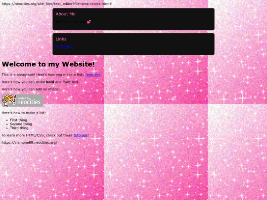 index screenshot