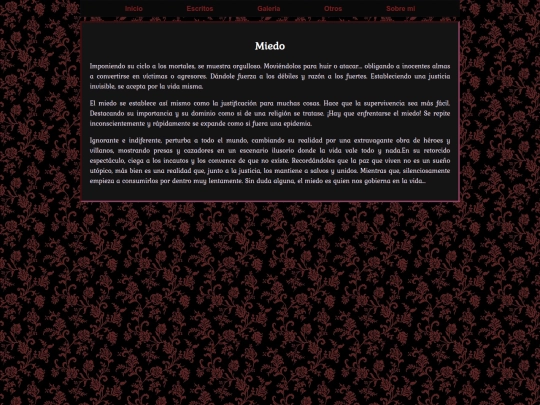 Sitio/Escritos/antiguos/Miedo screenshot