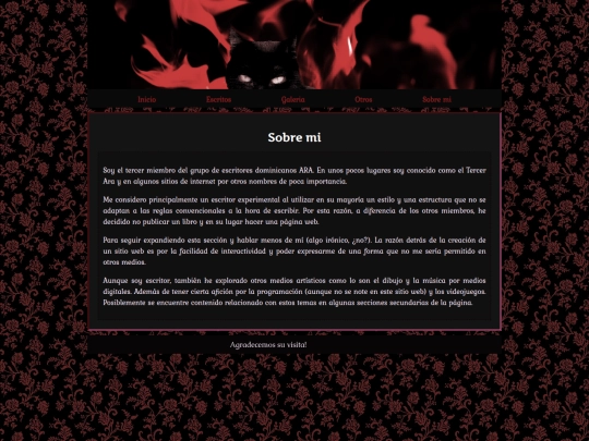 Sitio/Sobre-mi screenshot