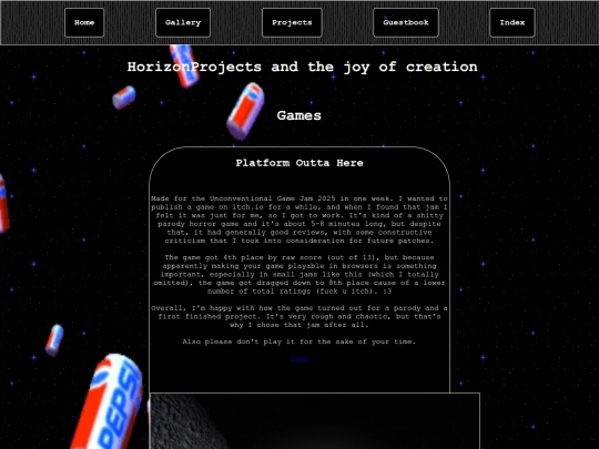 projects screenshot
