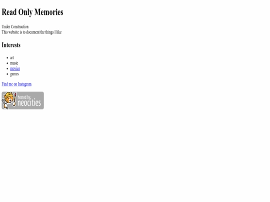 index screenshot