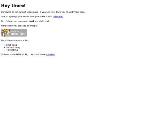index screenshot