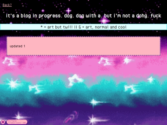 blog screenshot