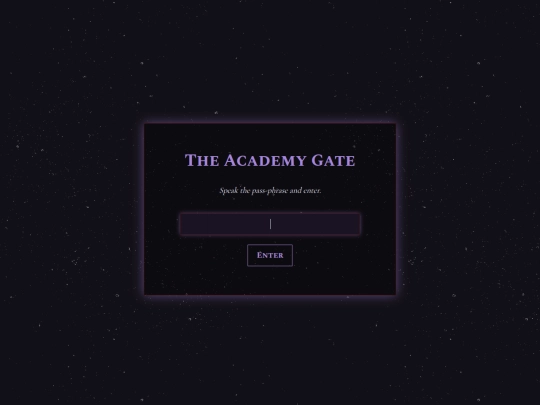 academy_login screenshot