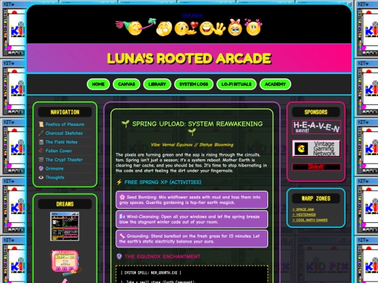 blog screenshot