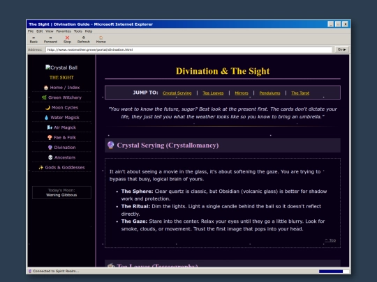 divination screenshot