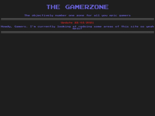 Gamerzone/GamerzoneHub screenshot