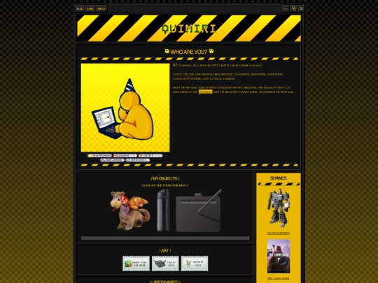 aboutme screenshot